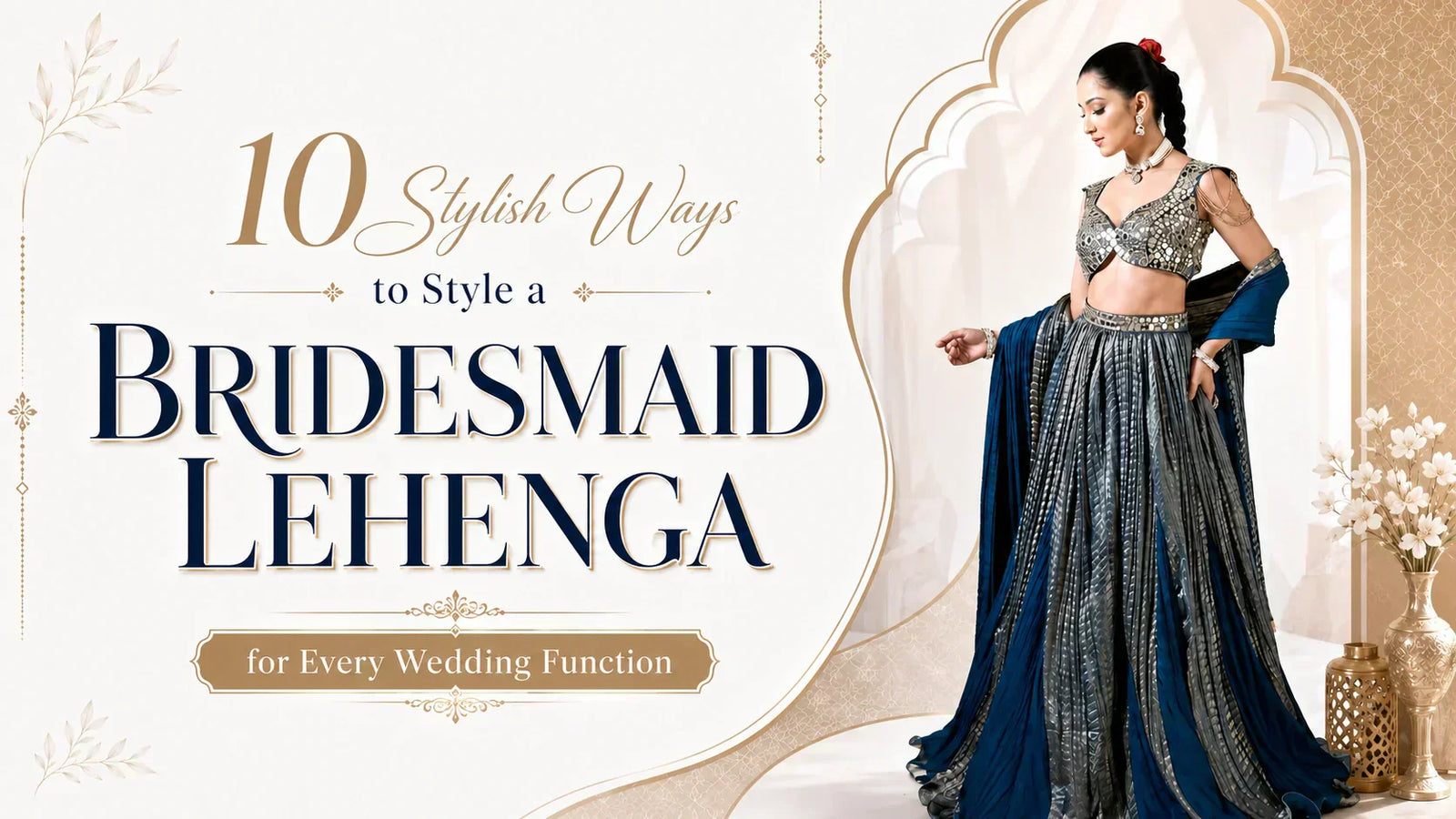 10 Stylish Ways to Style a Bridesmaid Lehenga for Every Wedding Function