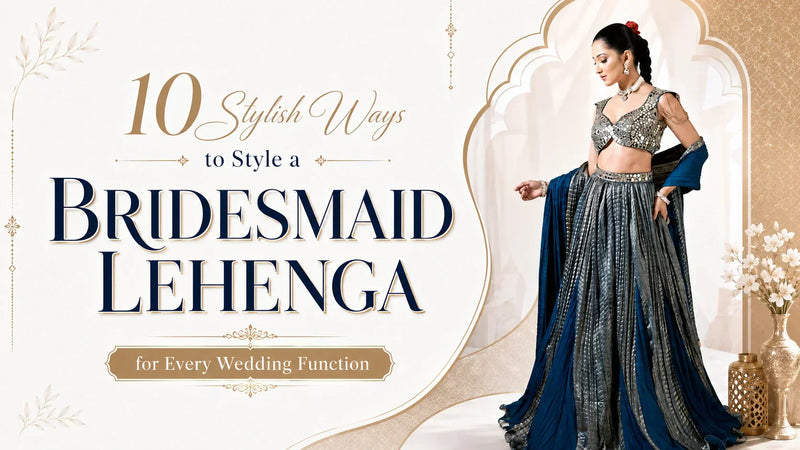 10 Stylish Ways to Style a Bridesmaid Lehenga for Every Wedding Function