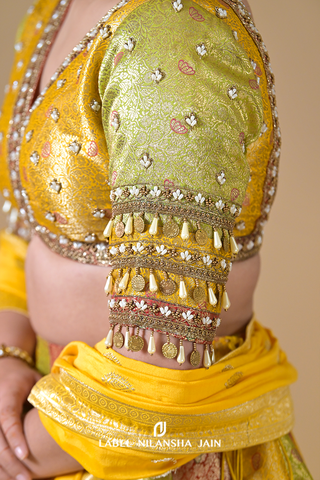 Multicolored Banarasi Utsav Lehenga