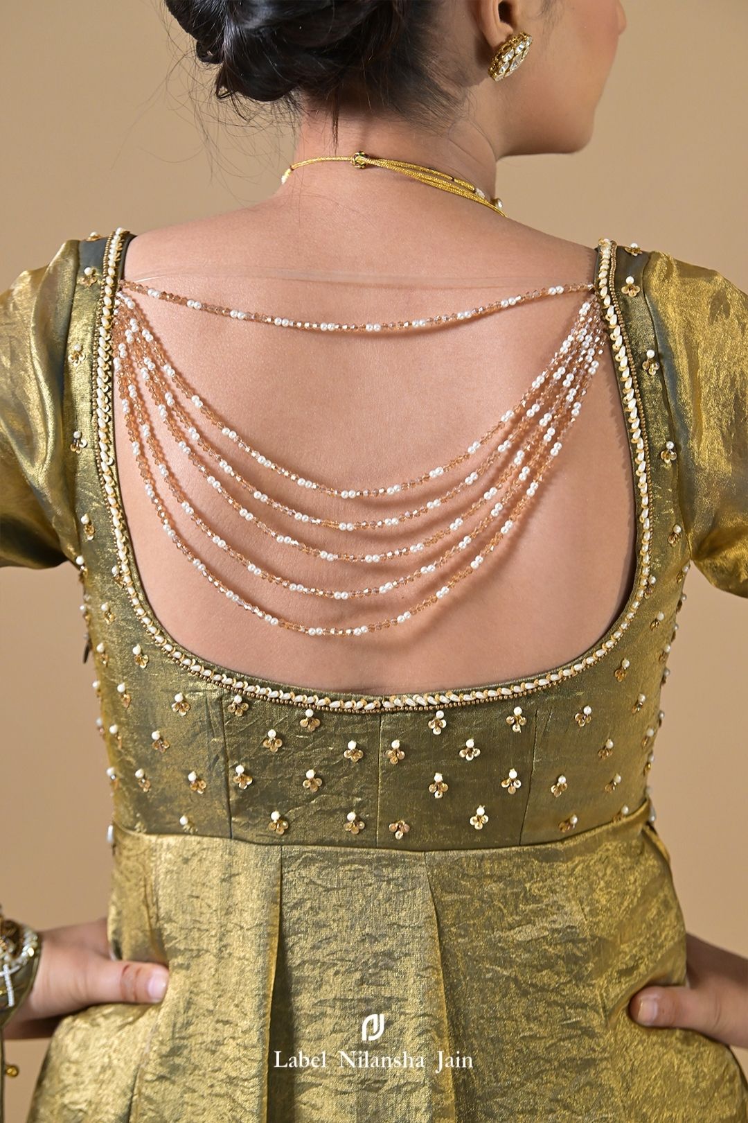 Teal Green Tissue Zoya Anarkali