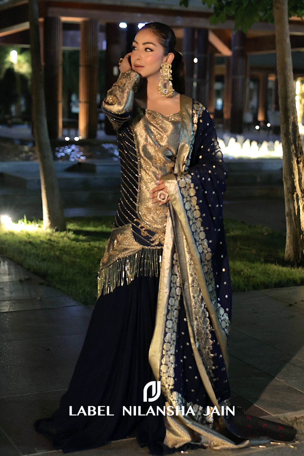 Anmol Bhatia in Shilp Sharara Set