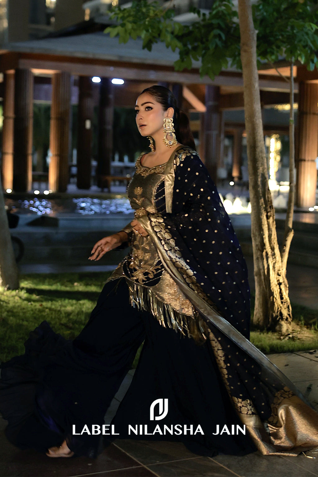 Anmol Bhatia in Shilp Sharara Set