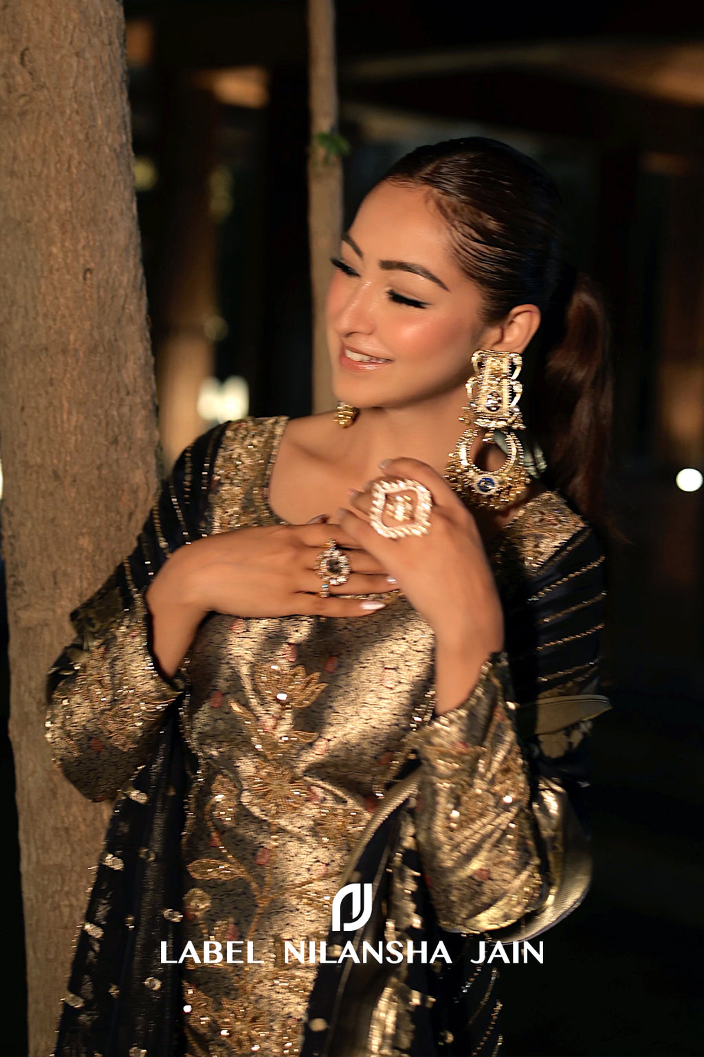 Anmol Bhatia in Shilp Sharara Set