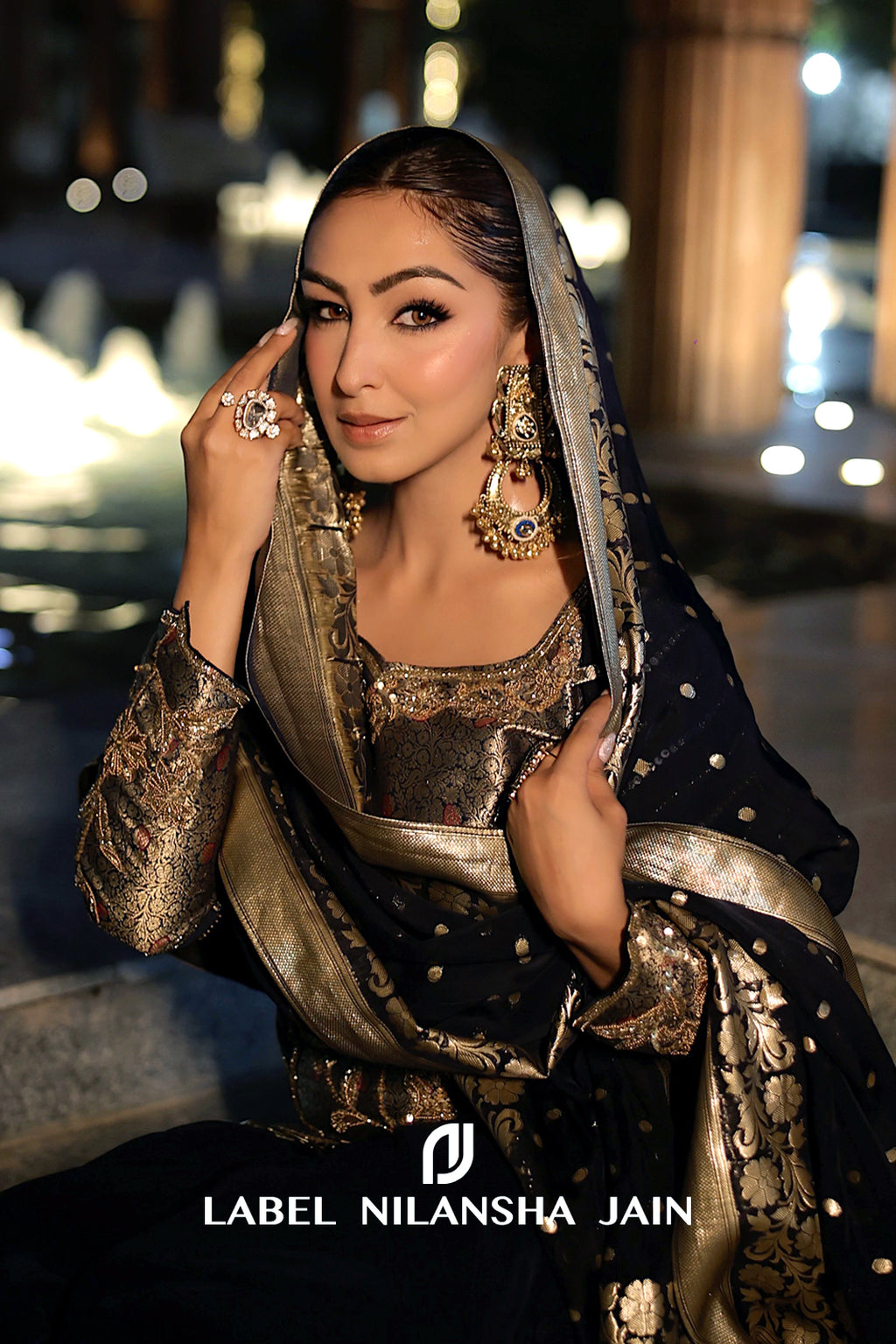 Anmol Bhatia in Shilp Sharara Set