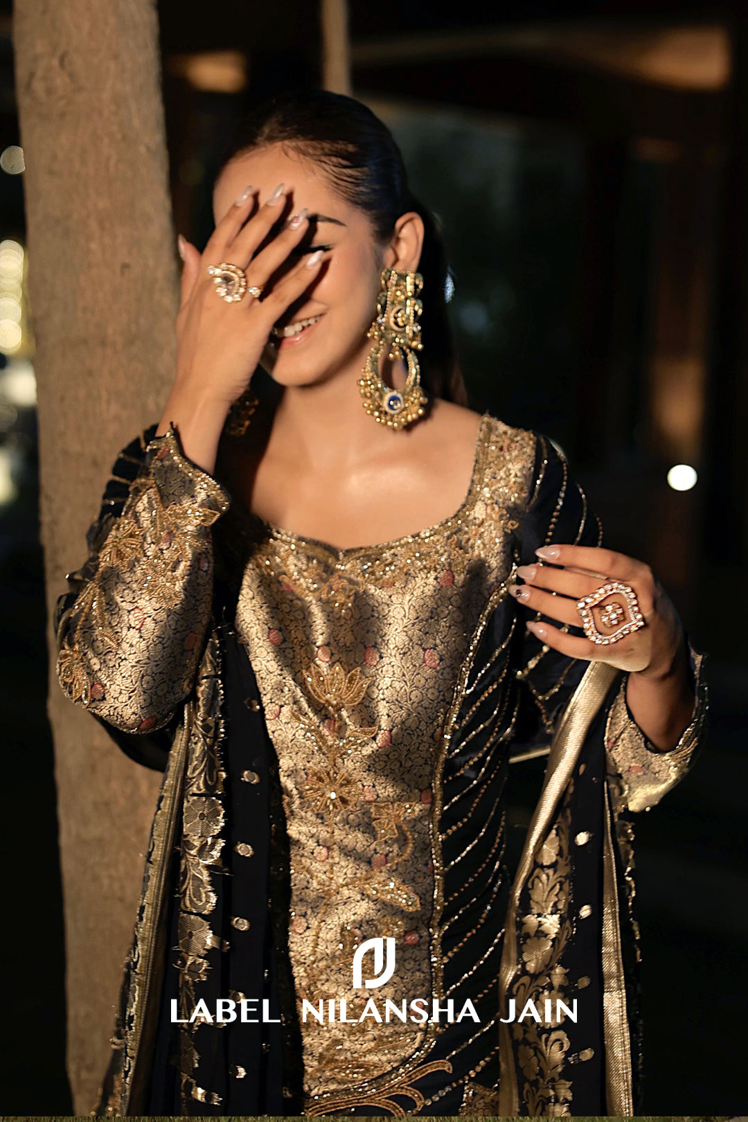 Anmol Bhatia in Shilp Sharara Set