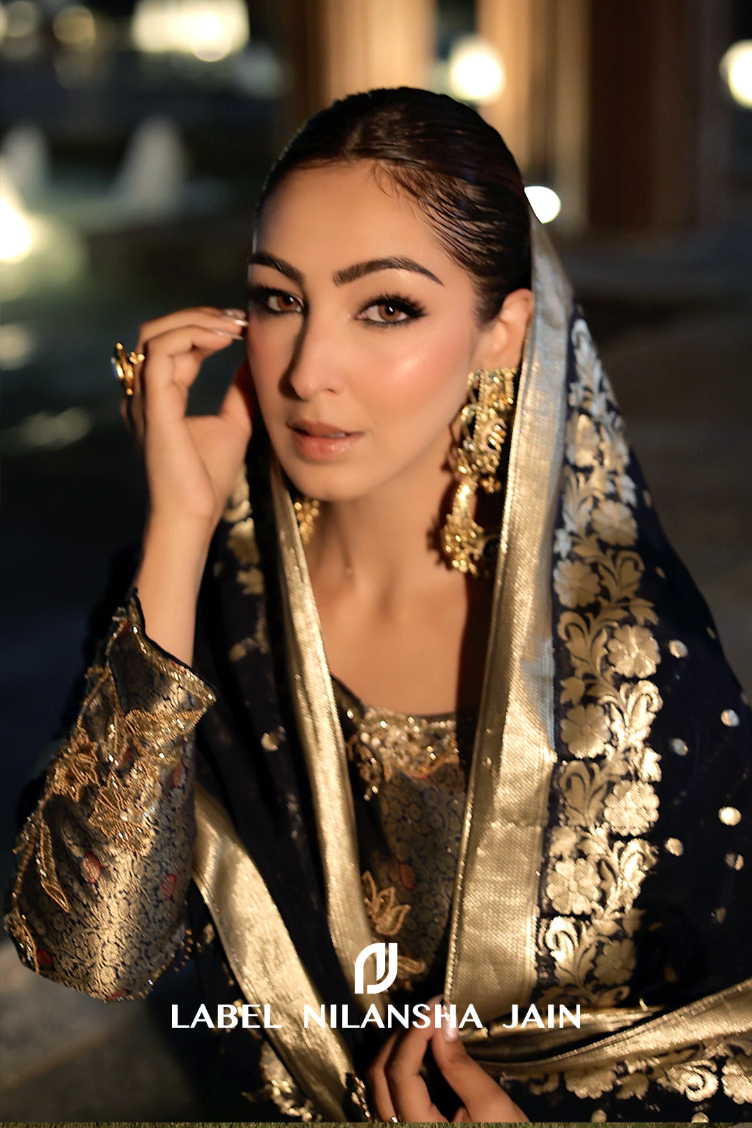 Anmol Bhatia in Shilp Sharara Set