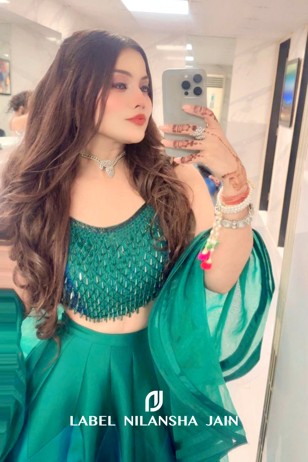 Ambika Dandona in Shahana Lehenga