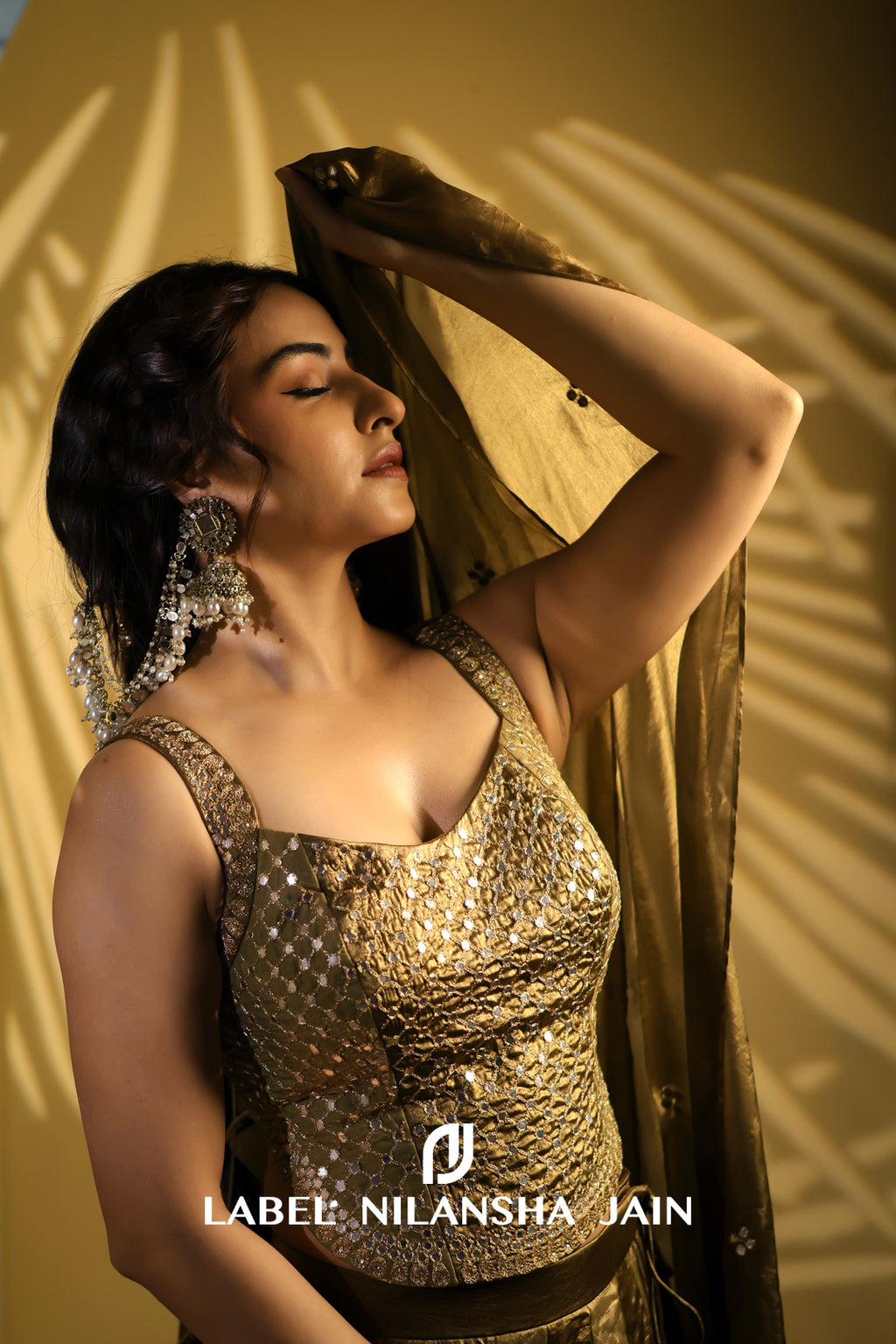 Niyati Fatnani in Evara Lehenga