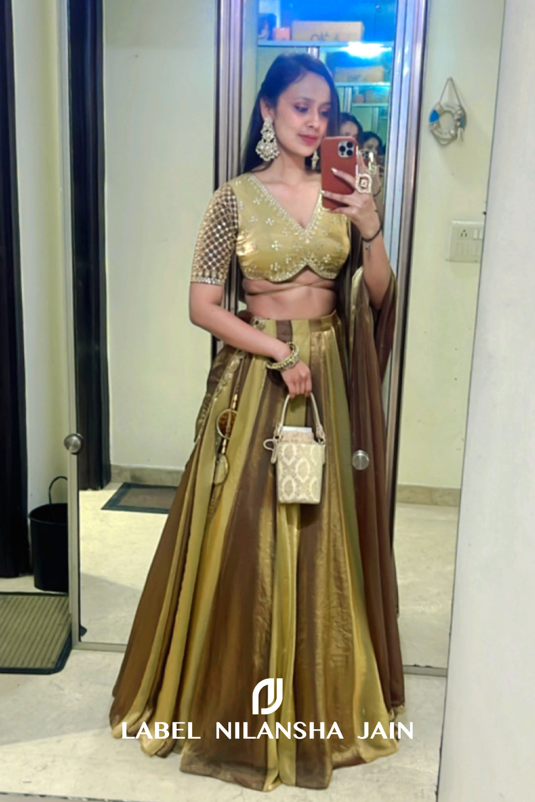 NJ in our Eraya Lehenga