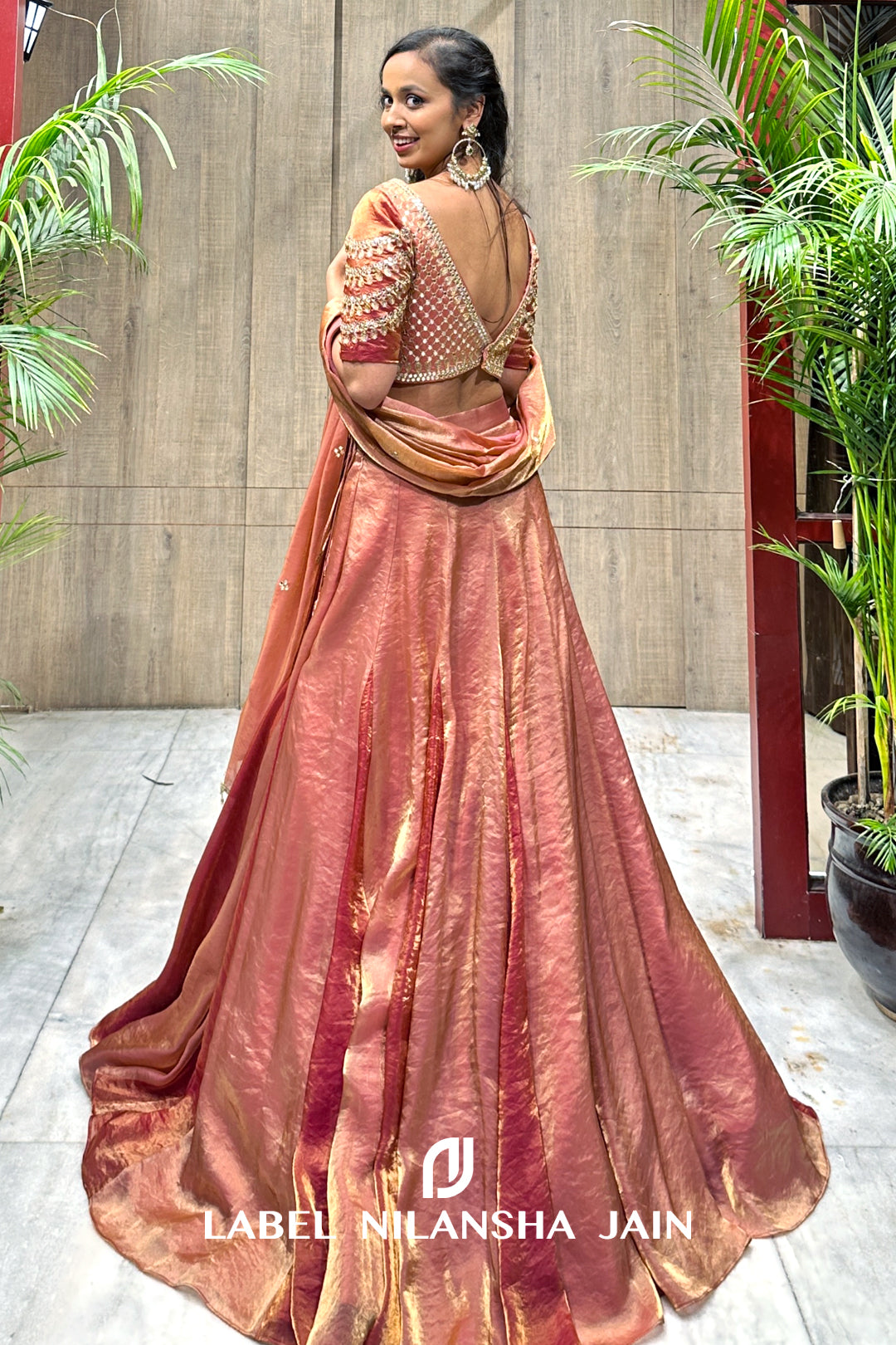 NJ in our Nayra Lehenga
