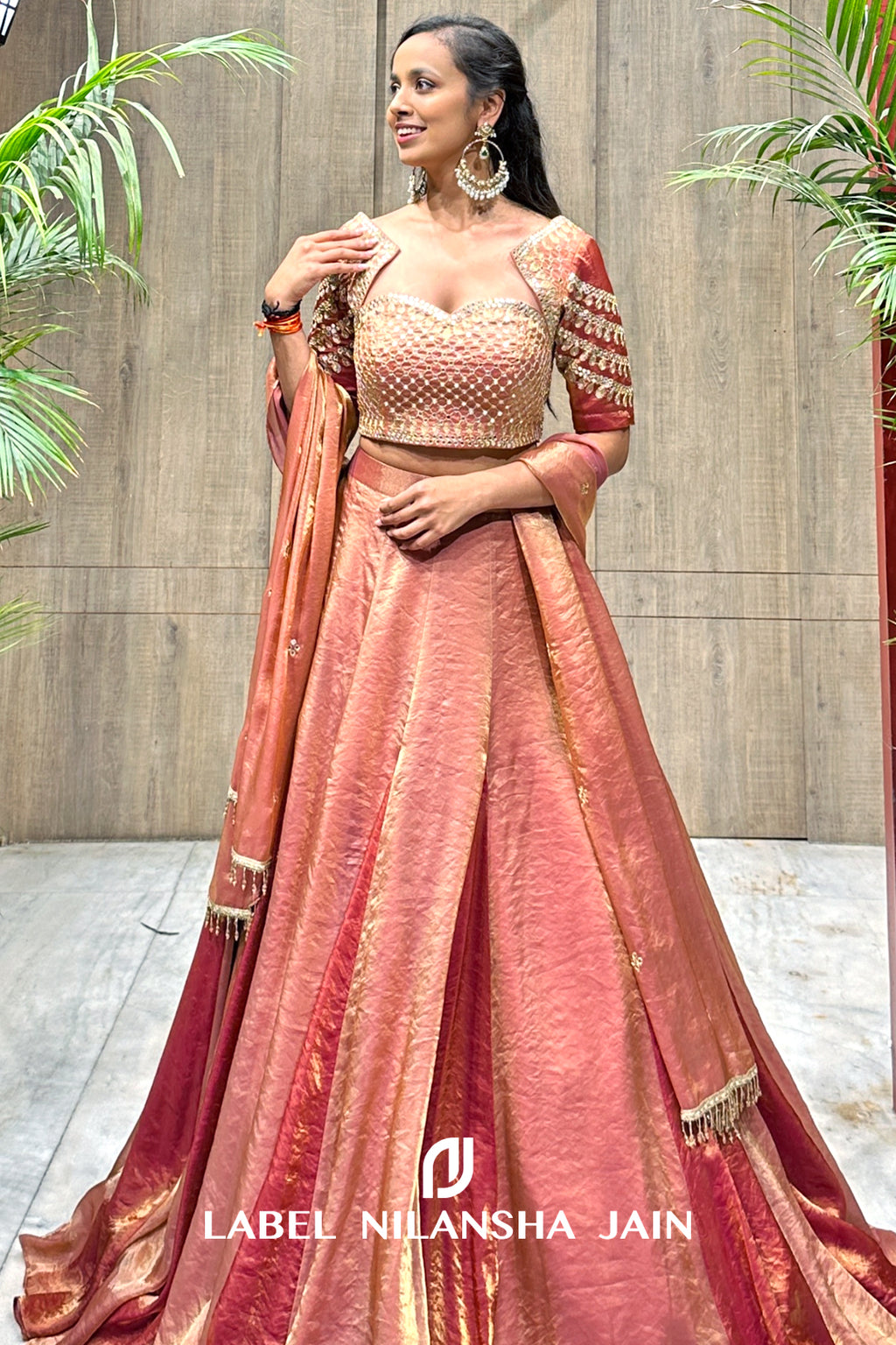 NJ in our Nayra Lehenga