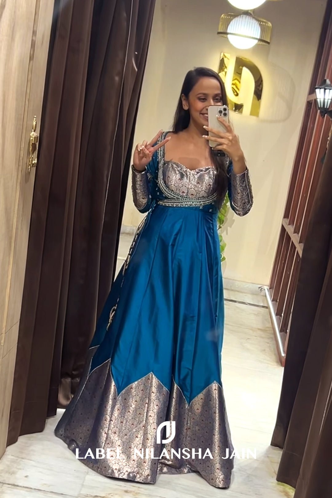 NJ in Raunaq Anarkali