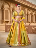 Multicolored Banarasi Utsav Lehenga