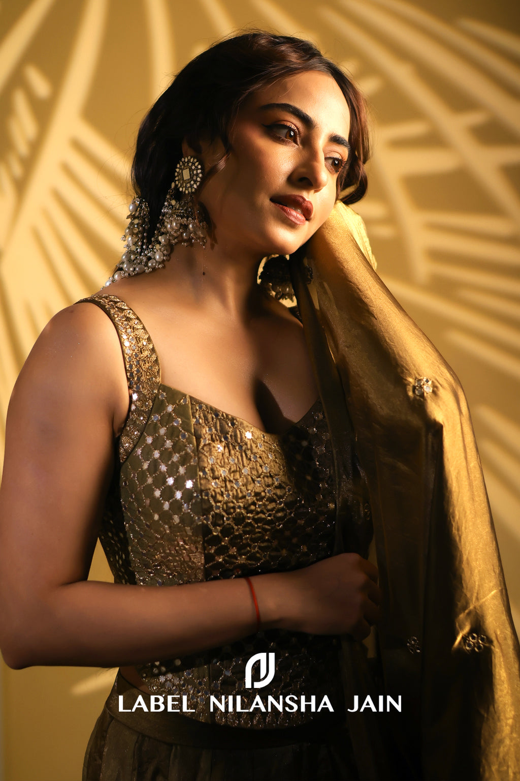 Niyati Fatnani in Evara Lehenga